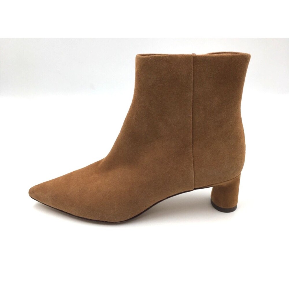$395 NEW Vince Suede Hilda Ankle Boots Light Fawn Size 6
